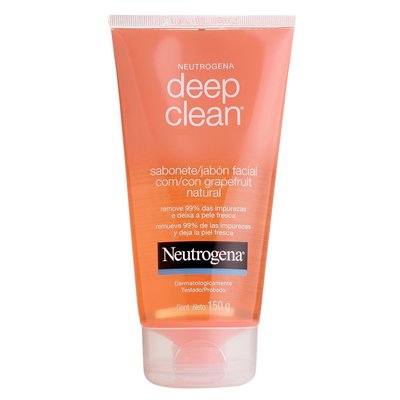 Sabonete Facial Neutrogena Deep Clean Gel Grapefruit 150g - Sage's
