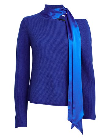 RtA | Millie Cashmere Silk Scarf Sweater | INTERMIX®