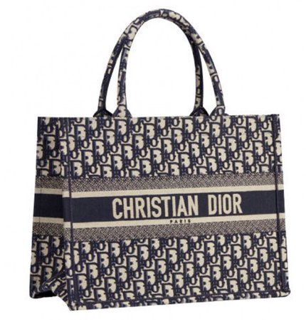 blue Christian Dior bag