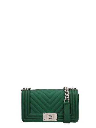 Marc Ellis Marc Ellis Green Pvc Quilted Leather Flat S Bag - green - 10950908 | italist