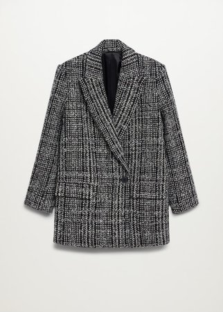 Tweed blazer - Women | Mango United Kingdom