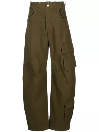 DARKPARK wide-leg Cargo Trousers - Farfetch