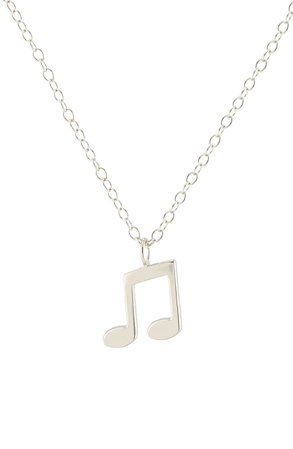 Kris Nations Music Note Charm Necklace
