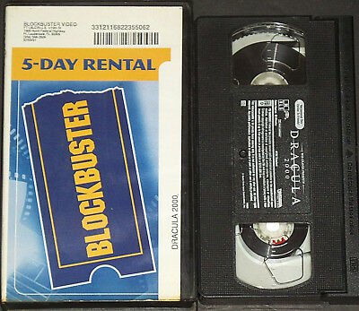 DRACULA 2000 (VHS) Blockbuster Rental Video Clamshell Case Horror RARE - $8.90 | PicClick