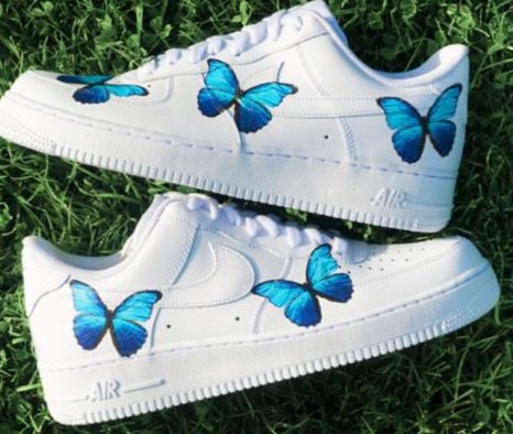 blue customed air forces