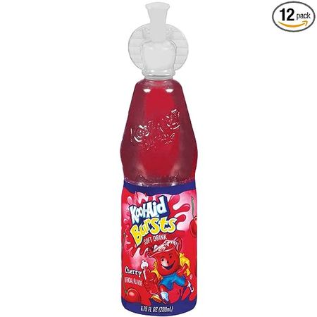 Amazon.com : Kool-Aid Bursts Cherry Flavored Juice Drink (12 Bottles),6.76 Fl Oz (Pack of 12) : Soda Soft Drinks : Grocery & Gourmet Food