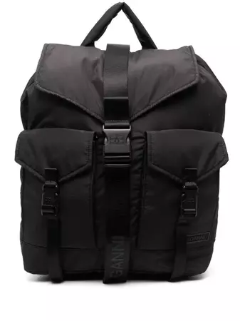 GANNI Tech multi-pocket Backpack - Farfetch