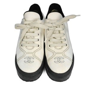 Chanel Vintage Logo Tennis Shoes