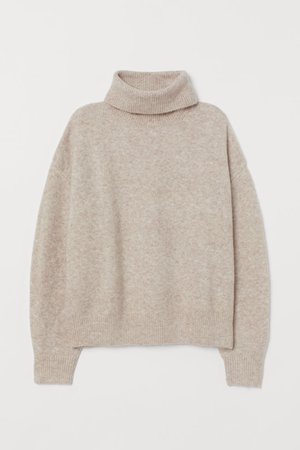 Knit Turtleneck Sweater