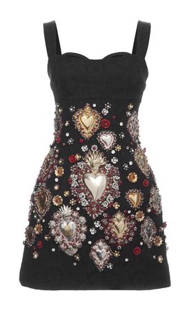 Versace black mini dress