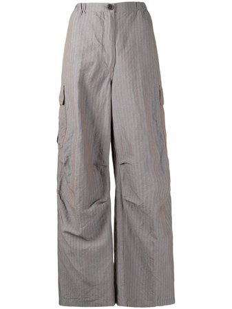 ASPESI Striped loose-fit Cargo Pants