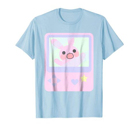 Amazon.com: Kawaii Gamer Bunny Rabbit Pastel Shirt: Clothing
