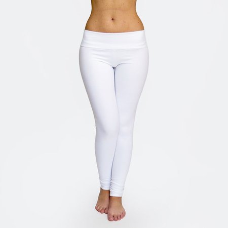 White Leggings / White Yoga Pants / Low Rise Leggings / Womens | Etsy