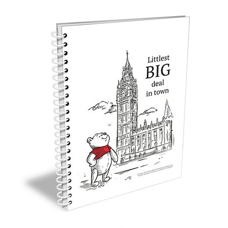 Christopher Robin Personalised A5 Notebook