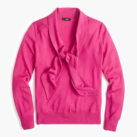 Tie-front pullover sweater : Women pullovers | J.Crew