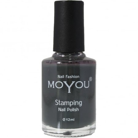 Moyou Stamping Nail Art - Special Nail Polish - Down Grey 12ml