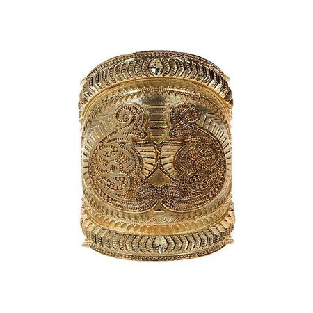 golden bracelet cuff