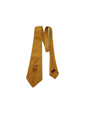 yellow vintage pinup ties