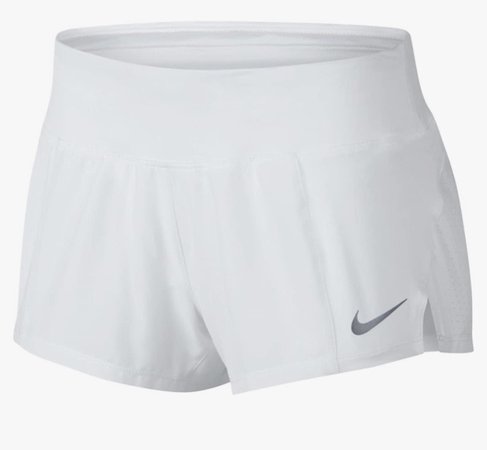 Nike white athletic shorts