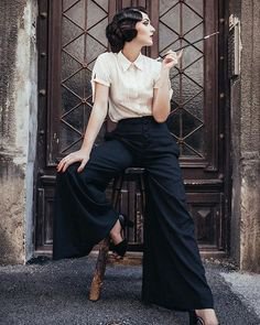1940's Pants and Blouse