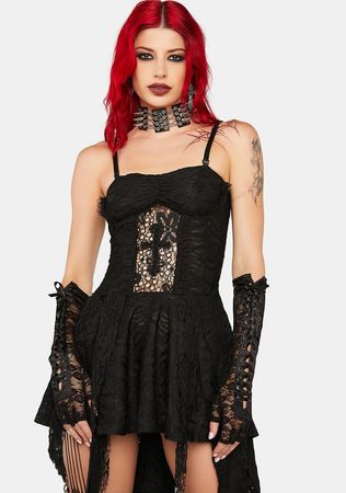 Black Strapless Mini Dress – Dolls Kill