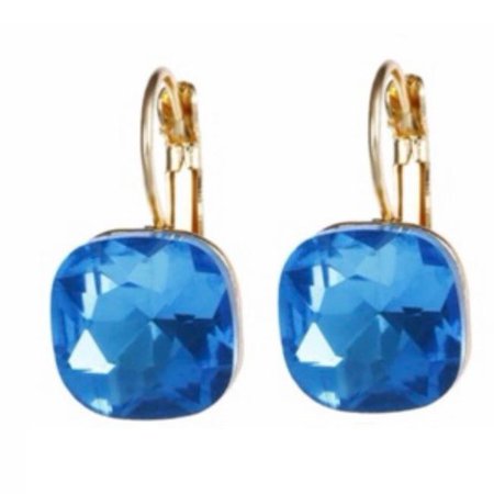 Kate Spade Blue Crystal Dangling Drop Earrings Listed By Maggie - Tradesy