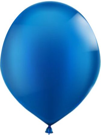 balão azul