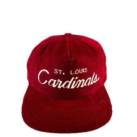 St. Louis Cardinals corduroy hat