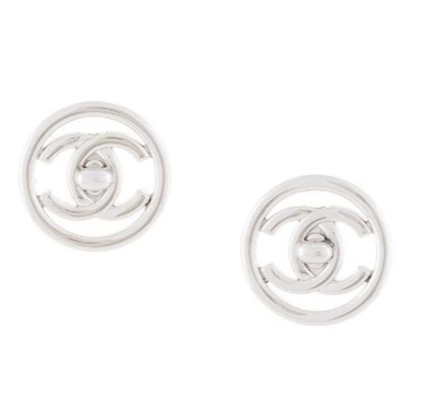 Chanel ‘97 turn lock earrings