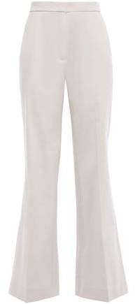 Cotton-blend Drill Flared Pants