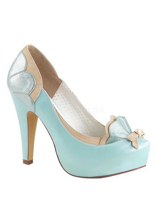 PIN UP COUTURE // Bettie 20 Blue Heel