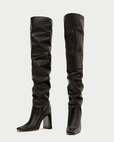 zara black boots