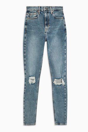 Greencast Ripped Jamie Skinny Jeans | Topshop