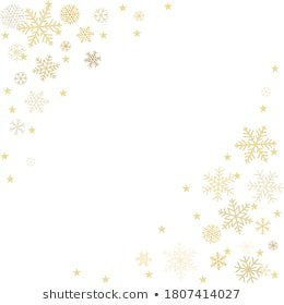 Gold Christmas Snowflakes Background Winter Golden Stock Vector (Royalty Free) 1812192034