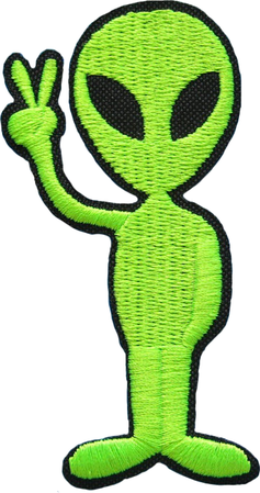 alien sticker patch