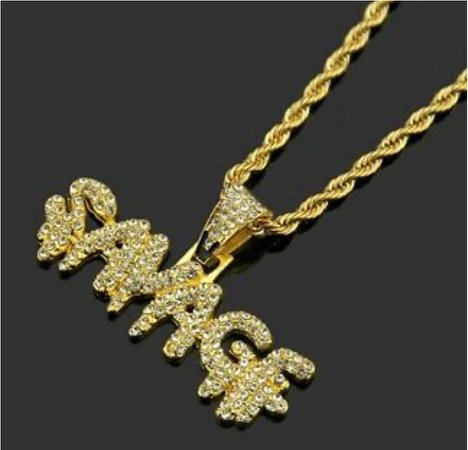 gold savage diamond chain