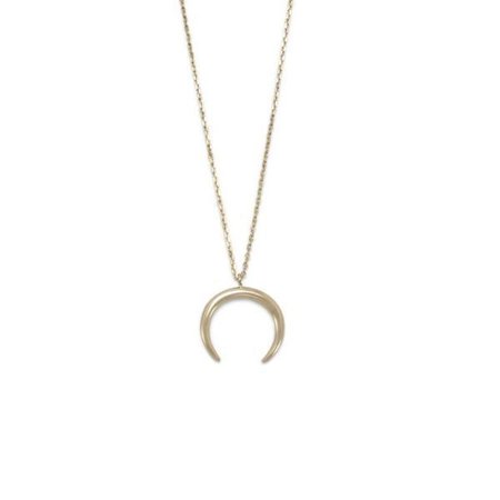 Crescent Moon Necklace - GLITIC