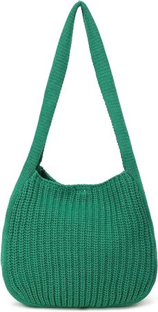 Amazon.com: ENBEI Women's Shoulder Handbags Crocheted Bags Large knit bag Tote bag aesthetic for school cute Tote bags Beach Bag Tote : Home & Kitchen