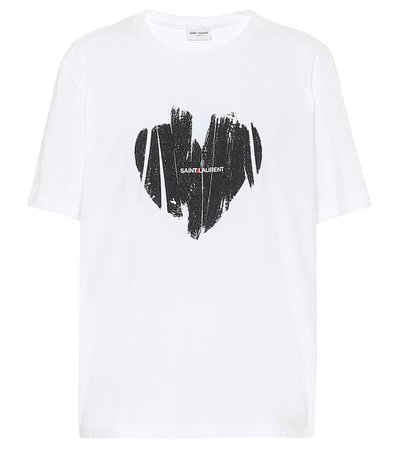 Saint Laurent - Logo cotton T-shirt