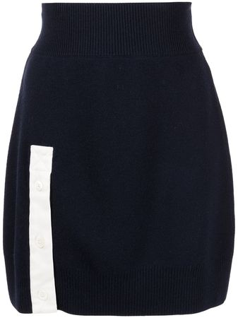 Shop Monse Rugby knit mini skirt with Express Delivery - FARFETCH