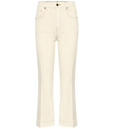 The Fiona cropped flared jeans