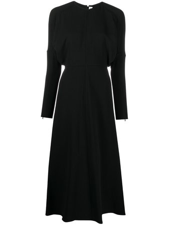 Shop Victoria Beckham dolman-sleeve midi dress with Express Delivery - FARFETCH