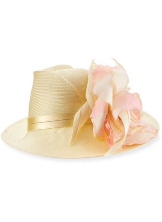 flower yellow pink hat