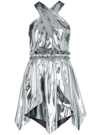 Isabel Marant Kary metallic mini-dress $1,152 - Buy Online SS19 - Quick Shipping, Price