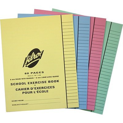 EXERCISE BOOK STITCHED 9 1/8X7 1/8 RULED 80 PAGE | Walmart Canada