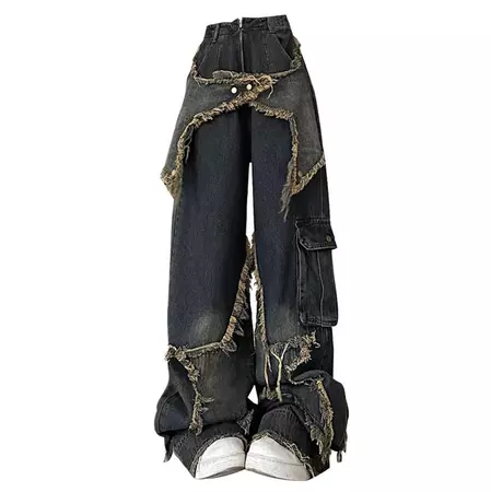 Star Girl Wide Leg Jeans | BOOGZEL CLOTHING – Boogzel Clothing