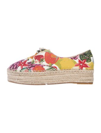 Charlotte Olympia Printed Espadrille Sneakers - Shoes - CIO27861 | The RealReal