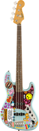 Squier electric guitar bass png