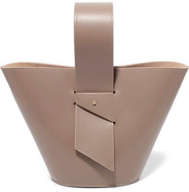 Carolina Santo Domingo - Amphora Mini Leather Tote - Taupe