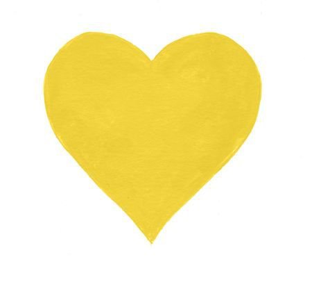 Yellow Marker Heart